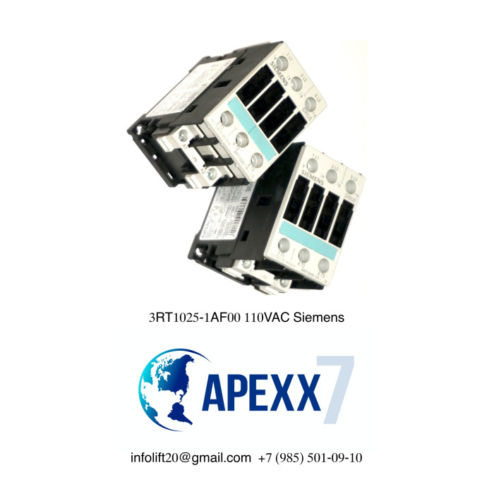 Контактор Siemens 3RT1025-1АF00 110VAC
