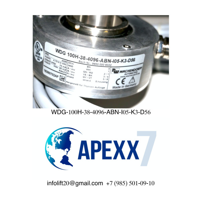 Энкодер ThyssenKrupp 99500006022 WDG 100H-38-4096-ABN-I05-K3-D56
