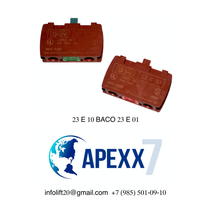 Контактный блок BACO 23E10 Contact Block Контактный блок BACO 23E10 Contact Block
