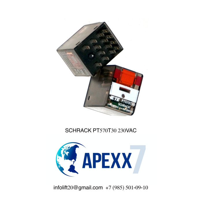 Реле SCHRACK PT570T30 230VAC/6A