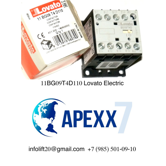 Контактор 11BG09T4D110 Lovato Electric 110VDC