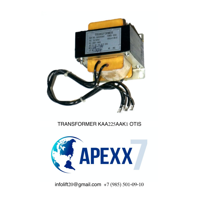 Трансформатор OTIS KAA225AAK1 TRANSFORMER Трансформатор OTIS KAA225AAK1 TRANSFORMER