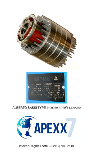 Ротор ALBERTO SASSI TYPE 240095A 3.7 kW 1370/290