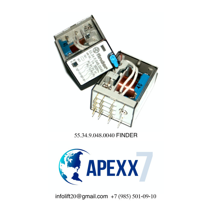 Реле Finder 55.34.9.048.0040 48V DC