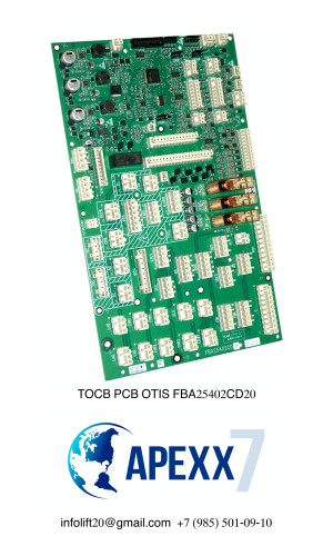 Плата FBA25402CD20 OTIS ToCB PCB управления на крыше кабины