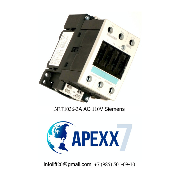 Контактор Siemens 3RT1036-3A AC 110V Siemens